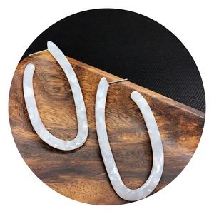 Geometry bone earrings